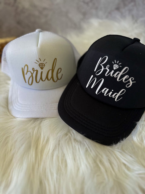 Bride and Bridal Party Event Cap