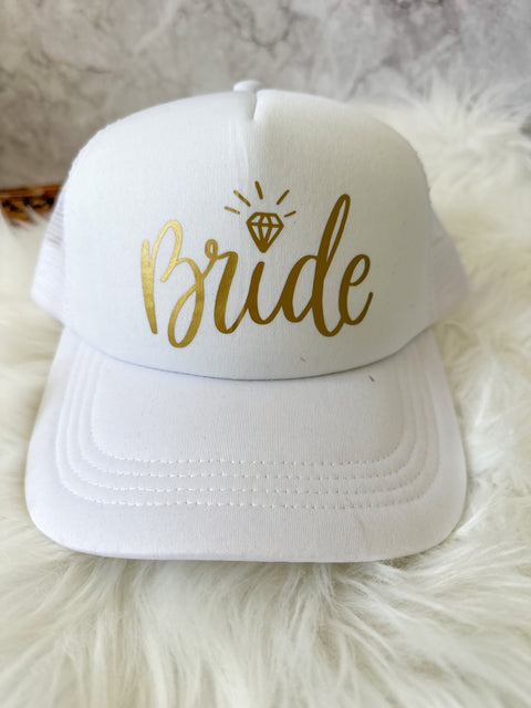 Bride and Bridal Party Event Cap