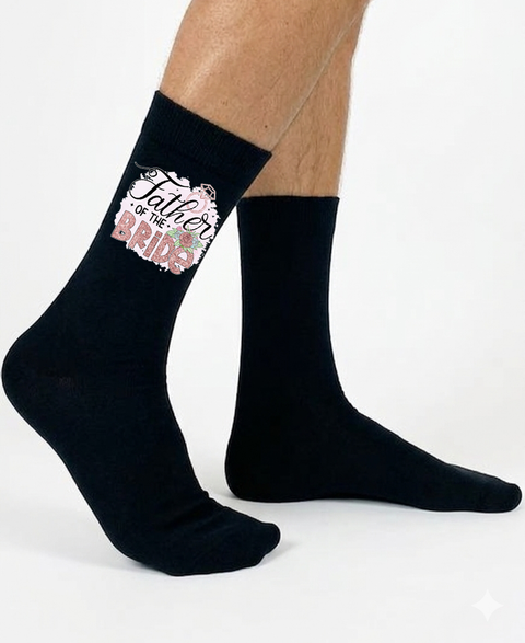 Father of the Bride Socks - Plaque