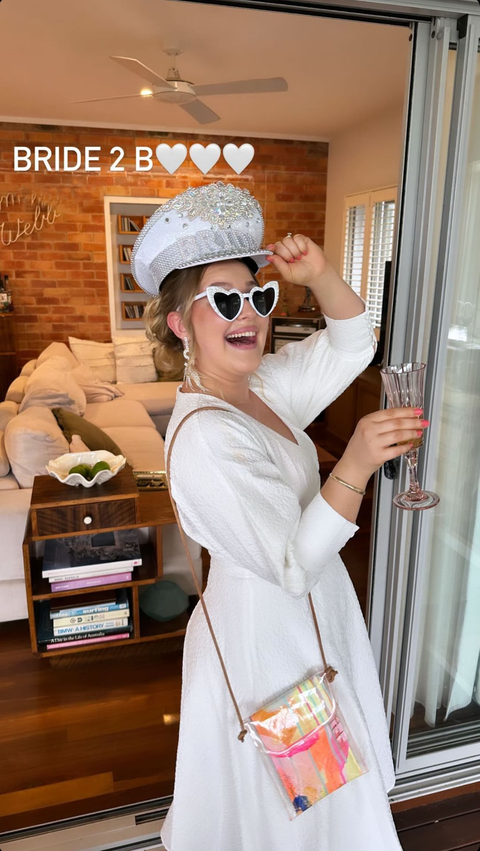 Rhinestone Pearl Bride Hat