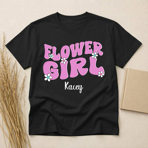 Flower Girl Tshirt - Front only