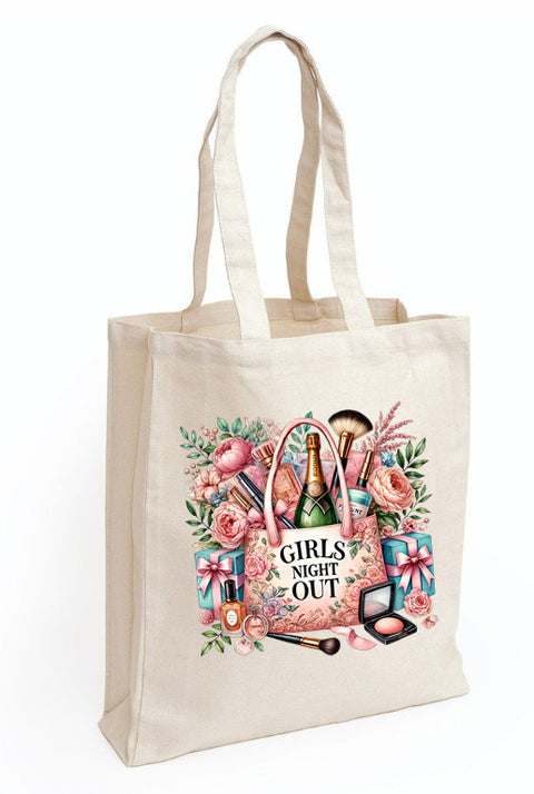 Personalised Large Tote Canvas Bag - Girls Night Out
