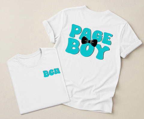 Page Boy Tshirt - Front and Back
