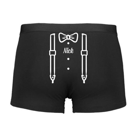 Tuxedo or Suspenders Mixed - Groom and Groomsmen Briefs Trunks