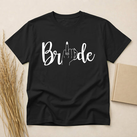 Bride with Diamond Ring Finger Tshirt