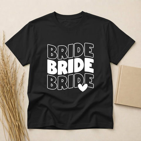 Bride with Heart Tshirt