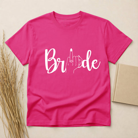 Bride with Diamond Ring Finger Tshirt