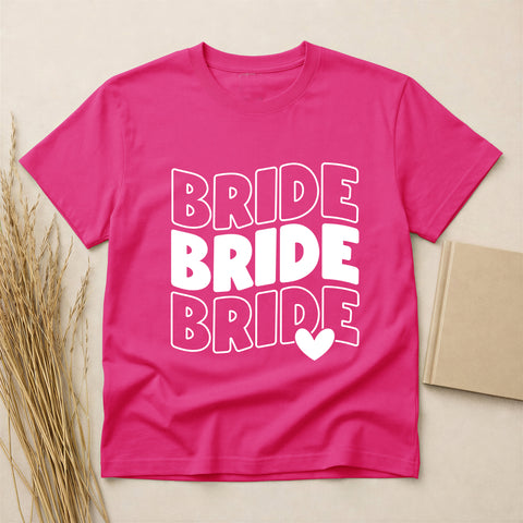 Bride with Heart Tshirt