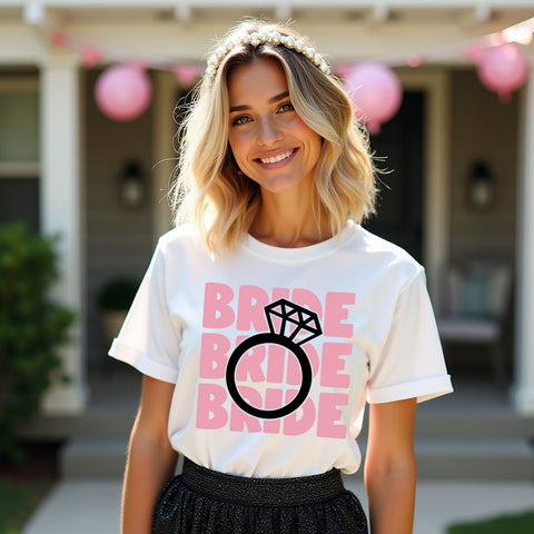 Diamond Ring Bride Tshirt