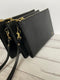 Structured Pouch with Wrist Strap - Black