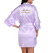 Molly Gold Glitter Robe - Mother of the Groom - Lilac