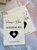 Survival Recovery Kit Favour Bags
