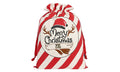 Personalised Christmas Sack - Red and White Stripe