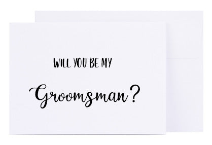 Grooms Party Thank You Cards
